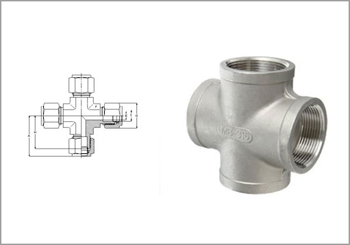 37 Degree Flare Cross Fittings Exporter