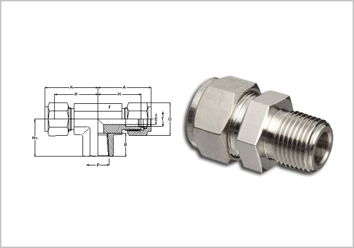 Double Ferrule Female Branch Tee-N Exporter