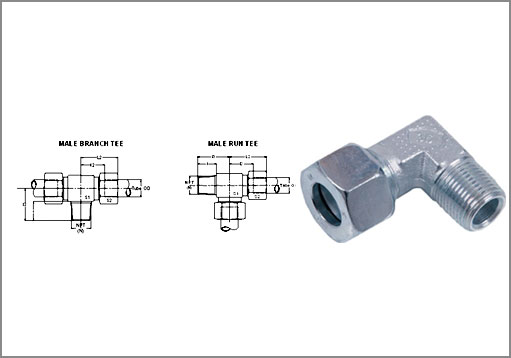 Flareless Male Elbow Taper Exporter