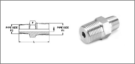 Hex Reducing Nipples