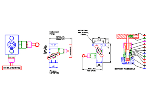 Stainless Steel Nickel Alloy 2 Valve Tee Manifold Valves Exporter