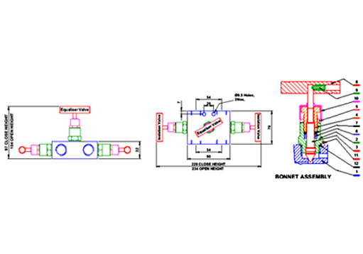 Stainless Steel Nickel Alloy 3 Valve Manifold Valves Exporter