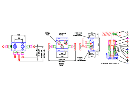 Stainless Steel Nickel Alloy 5 Valve H Manifold Valves Exporter