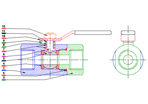 Stainless Steel Nickel Alloy Low Pressure Ball Valves Exporter